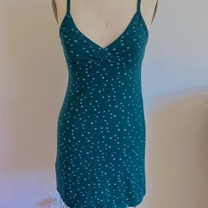 Brandy dress rain forest green